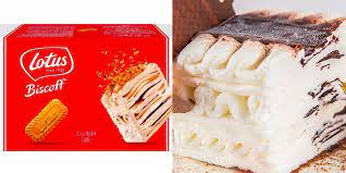 Biscoff Ice Cream Cake Viennetta gambar png