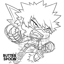 Welcome to coloringpages101.com site with free coloring pages for kids on this site. Printable My Hero Academia Coloring Pages Bakugo Page 1 Line 17qq Com