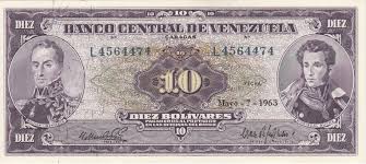 Cuenta oficial del banco central de venezuela. 10 Bolivares Venezuela Numista
