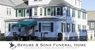 contact berube sons funeral home