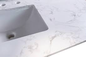 43 inch bathroom vanities : 43 Inch Vanity Top With Rectangular Cermaic Sink And Backsplash Walmart Com Walmart Com