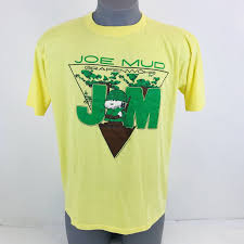 Vintage Joe Mudd Size Lg Grafenwöhr Snoopy Peanuts Germany 1970s Yellow T Shirt Men Women Unisex Fashion Tshirt T Shirs T Shirst From
