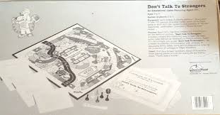 dont talk to strangers board game 1984
