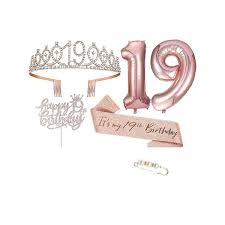 4pcs 18th birthday decorations for