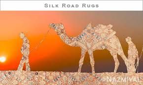 silk road routs brought persian rugs