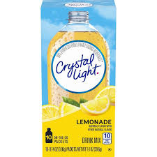 Crystal Light Lemonade On The Go Powdered Drink Mix 0 14 Oz Instacart