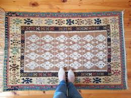 vine turkish kilim wall hanging rug