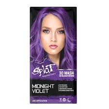 Spend $20 get a $5 gift card on beauty. Splat Midnight Violet Hair Dye Semi Permanent Purple Hair Color Walmart Com Walmart Com