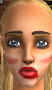mod the sims ofb maxis bad makeup jobs