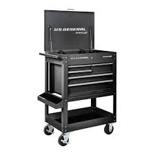 30 in 5 drawer mechanics cart black