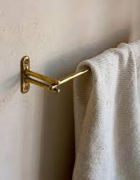 Towel Hanger Satin Nickel Towel Rack