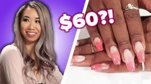nail artists guess the cost of