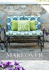 Outdoor Glider Bench Makeover