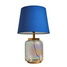 Adria Clear Glass Table Lamp With Large