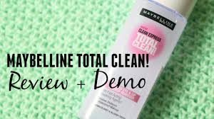 maybelline total clean makeup remover