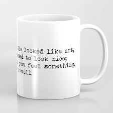 rainbow rowell coffee mug by typed book