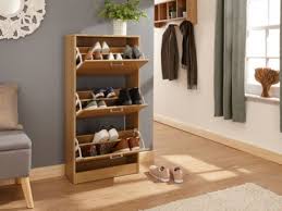 Gfw Stirling Three Tier Shoe Cabinet In