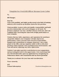 Fresh Hr Officer Resume Cover Letter Template Excel Word