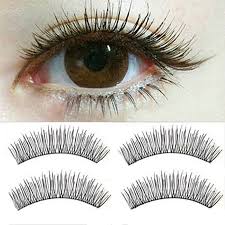 10 pairs soft natural cross eye lashes