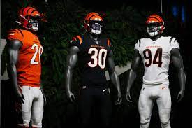But they apparently moved up that timeline, unveiling their new set of jerseys and pants with a twitter video. Reactions Cincinnati Bengals Unveil New Uniform Design