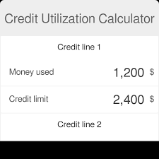 credit utilization calculator