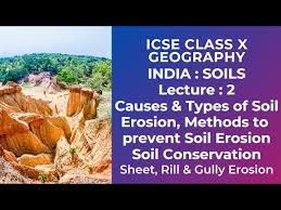 soil erosion conservation icse