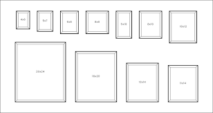 frame sizes vectors ilrations for