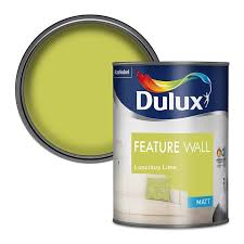 dulux feature wall luscious lime matt