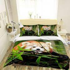 3d red panda n1203 animal bed