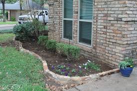 A New Brick Flowerbed For Fall And