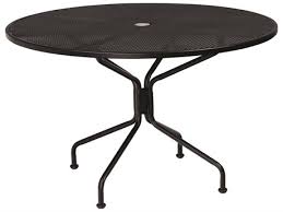 spoke dining table with umbrella hole