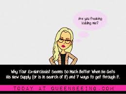 why your ex narcissist seems so happy with a new supply and how to deal queenbeeing