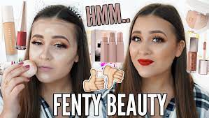 testing fenty beauty by rihanna makeup