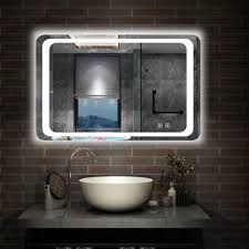 Led Bathroom Wall Mirror With Lights