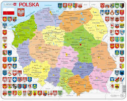 La carte est envoyée dans un. Puzzle Cadre Carte De La Pologne En Polonais Larsen K97 Pl 70 Pieces Puzzles Cartes Du Monde Et Mappemonde