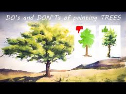 Watercolor Painting Tree Tutorial 5 Do