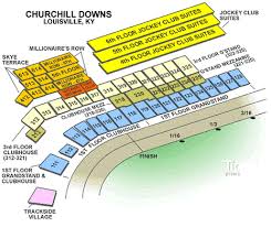 Competent Church Hill Downs Seating Chart Kentucky Derby