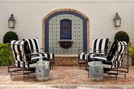 Wrought Iron Chairs With White Cushions