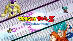 Dragon ball z online está en los top más jugados. Dragon Ball Z Devolution Super Saiyan God Super Saiyan Goku Vs Golden Frieza Youtube