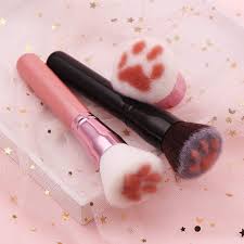 3pcs cat paw foundation makeup brush