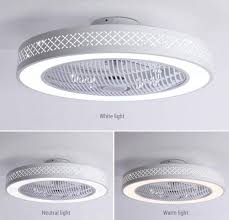 enclosed ceiling fan with light