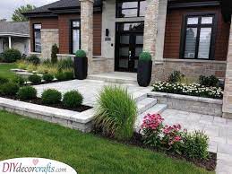 front yard landscaping ideas on a