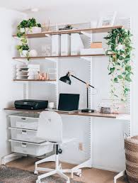 Modern Minimalist Home Office Space Ideas | The Girl in the Yellow Dress | Minimalist  home office, Home office decor, Bedroom office space gambar png