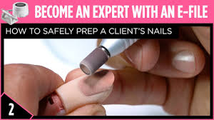 how to safely prepare a client s nails