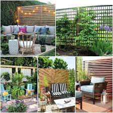 15 Homemade Diy Outdoor Privacy Screen