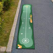 mini golf putting training mat