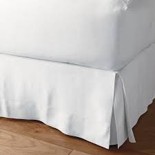 Linen dust ruffle bed skirt stone washed super soft queen king twin full double natural organic european 100% flax. Comfort Wash Solid Linen Bed Skirt
