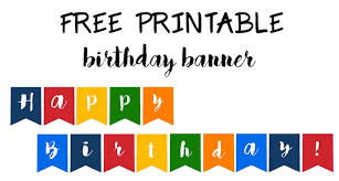 Happy Birthday Banners Templates Magdalene Project Org