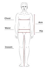 pant size chart measurement guide for