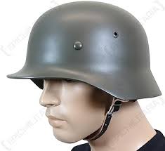 Amazon.com: Epic Militaria Reproduction WW2 German Army M35 STEEL HELMET  with Leather Liner & Chin Strap (Medium (56/57 cm)): Clothing, Shoes &  Jewelry